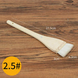 Maxbell Soft Hair Painting Supplies Artist Brushes DIY Touch up Tools 2.5inch Beige