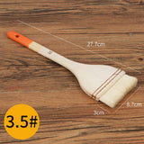 Maxbell Soft Hair Painting Supplies Artist Brushes DIY Touch up Tools 3.5inch Beige