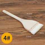 Maxbell Soft Hair Painting Supplies Artist Brushes DIY Touch up Tools 4inch Beige