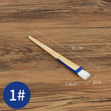 Maxbell Soft Hair Painting Supplies Artist Brushes DIY Touch up Tools 1inch Blue