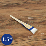 Maxbell Soft Hair Painting Supplies Artist Brushes DIY Touch up Tools 1.5inch Blue
