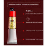 Maxbell 1pc Oil Paint 50ml Tube Professional Children Drawing Light Red