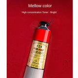 Maxbell 1pc Oil Paint 50ml Tube Professional Children Drawing Yellow