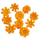 10 Pieces Artificial Flowers Orange