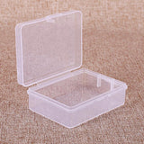 Maxbell 10Pcs Clear Storage Box Jewelry Beads Small Items Hardware Home Organizer