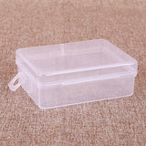 Maxbell 10Pcs Clear Storage Box Jewelry Beads Small Items Hardware Home Organizer