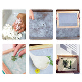 Maxbell Paper Making Frame Screen Wood Paper Making Papermaking Mould Crafts 15x18CM