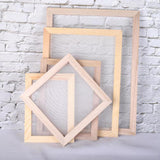 Maxbell Paper Making Frame Screen Wood Paper Making Papermaking Mould Crafts 20x20CM
