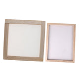 Maxbell Paper Making Frame Screen Wood Paper Making Papermaking Mould Crafts 20x20CM