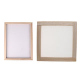 Maxbell Paper Making Frame Screen Wood Paper Making Papermaking Mould Crafts 20x20CM
