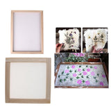 Maxbell Paper Making Frame Screen Wood Paper Making Papermaking Mould Crafts 20x20CM