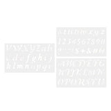 Maxbell 3x Alphabet Letter Number Stencils Templates Stationery Drawing Art Painting