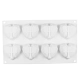 Maxbell  Heart Shaped Fondant Cake Mold Tray Decor Mould DIY Baking Valentines Day