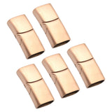 Maxbell 5x Magnetic Jewelry Findings Clasps Bracelet Connector Buckle Rose Gold S