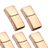 Maxbell 5x Magnetic Jewelry Findings Clasps Bracelet Connector Buckle Rose Gold S