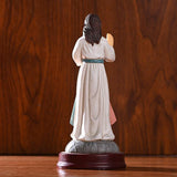 Maxbell European Handpaint Holy Jesus Statue Figurine Religious Sculpture Collection