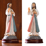 Maxbell European Handpaint Holy Jesus Statue Figurine Religious Sculpture Collection