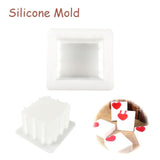 Maxbell 500ml Soap Mold Cube Cake Mould Soap Handmade Soap Jelly 18oz Making Molds