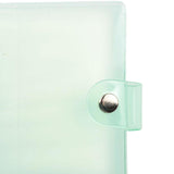 Mini Photo Album Card Holder Key Chain for 6.5x8.9cm Photo Jelly Green