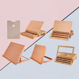 Maxbell Artist Beech Wooden Tabletop Sketch Box Easel Drawer 47x36CM