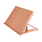 Maxbell Artist Beech Wooden Tabletop Sketch Box Easel Drawer 47x36CM