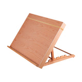 Maxbell Artist Beech Wooden Tabletop Sketch Box Easel Drawer 47x36CM