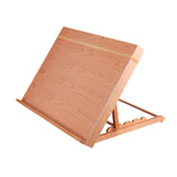 Maxbell Artist Beech Wooden Tabletop Sketch Box Easel Drawer 47x36CM
