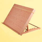 Maxbell Artist Beech Wooden Tabletop Sketch Box Easel Drawer 47x36CM