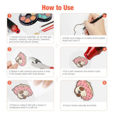 Maxbell 300W Heat Gun for Shrinking Wrapping Hot Air Gun Electric Power Nozzles Tool