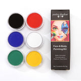 Face Paint Palette Kit 6 Color Body Painting for Adults and Kids Normal