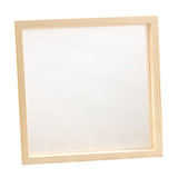 Maxbell Wood Plant Specimen Photo Frame Transparent Dried Flowers Wedding Wall Decor 21.3x21.3cm