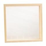 Maxbell Wood Plant Specimen Photo Frame Transparent Dried Flowers Wedding Wall Decor 21.3x21.3cm