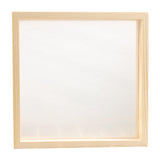 Maxbell Wood Plant Specimen Photo Frame Transparent Dried Flowers Wedding Wall Decor 21.3x21.3cm