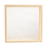 Maxbell Wood Plant Specimen Photo Frame Transparent Dried Flowers Wedding Wall Decor 21.3x21.3cm