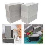 Maxbell 6x Oasis Floral Foam Brick Rectangular Flower Arrangement Mud Crafting Gray