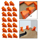 Maxbell 20Pcs Spacers Wood Flooring Laminate Installation Floor Fitting Kit Set