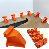 Maxbell 20Pcs Spacers Wood Flooring Laminate Installation Floor Fitting Kit Set