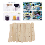 Maxbell DIY Candle Wicks Holder Candle Home Candle Making 150x20MM Three Hole 50Pack