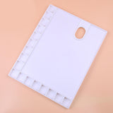 Maxbell 18 Grids Plastic Art Paint Tray Watercolor Palette Artist Painting Supplies