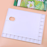 Maxbell 18 Grids Plastic Art Paint Tray Watercolor Palette Artist Painting Supplies