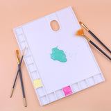 Maxbell 18 Grids Plastic Art Paint Tray Watercolor Palette Artist Painting Supplies