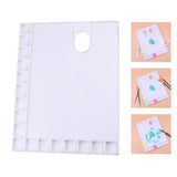 Maxbell 18 Grids Plastic Art Paint Tray Watercolor Palette Artist Painting Supplies