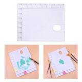 Maxbell 18 Grids Plastic Art Paint Tray Watercolor Palette Artist Painting Supplies