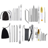 Maxbell Paracord FID Set Lacing with Velvet Bag for DIY Strings Bracelet Crafts Tool 6pcs