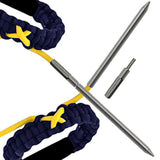 Maxbell Paracord FID Set Lacing with Velvet Bag for DIY Strings Bracelet Crafts Tool 6pcs