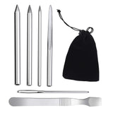 Maxbell Paracord FID Set Lacing with Velvet Bag for DIY Strings Bracelet Crafts Tool 6pcs