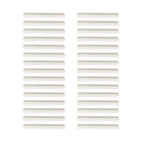 Maxbell 30x Refillable Pen Double Head Fine Replacement Nib Whiteboard Pen Tool DIY 80x10MM
