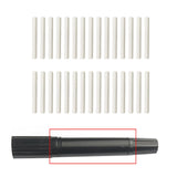 Maxbell 30x Refillable Pen Double Head Fine Replacement Nib Whiteboard Pen Tool DIY 80x10MM