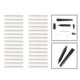 Maxbell 30x Refillable Pen Double Head Fine Replacement Nib Whiteboard Pen Tool DIY 80x10MM