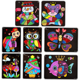Maxbell Art Craft Transfer Cartoon Paint Creative Learning Drawing Animal Paradise